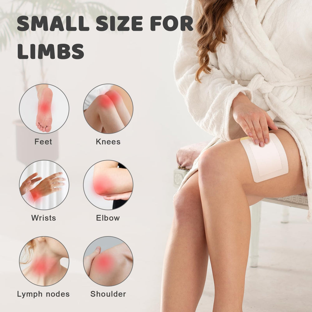 Travel-ready pack of disposable castor oil patches