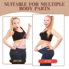 Single-use disposable belly button patch being applied