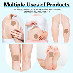 Patch applied discreetly on skin