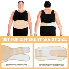 Wide elastic extension straps for a custom fit