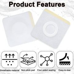 Organic cotton wrap material for castor oil packs