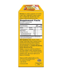 Key ingredients: fish oil from anchovy, sardine and mackerel with vitamin C and sunflower lecithin