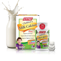 CATALO Toddler Vanilla Milk Calcium Formula – 100 chewable tablets, front view