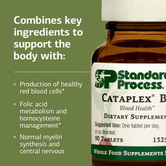 Cataplex B12 tablets next to bottle