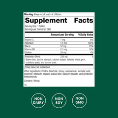Cataplex B2 bottle showing brain, liver, and nervous system support