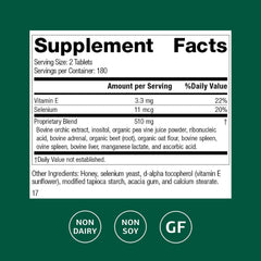 Vitamin E and selenium source in Cataplex E