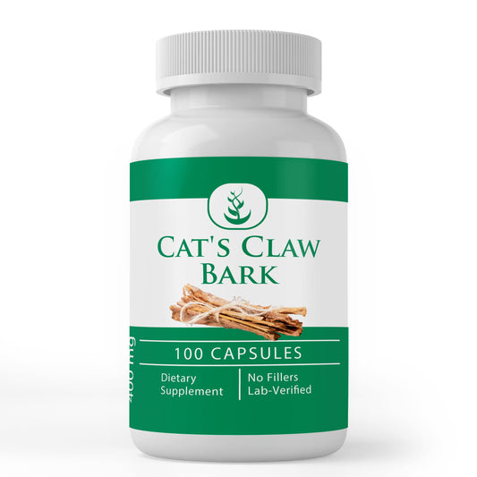 Cat's Claw Bark capsules bottle, 100-count