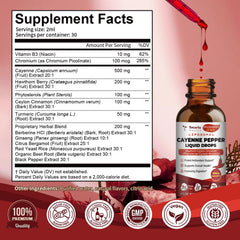 Packaging and branding for Cayenne Pepper Drops 13-in-1