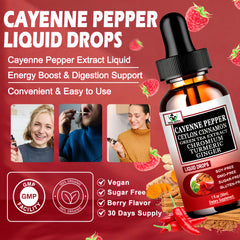 Liquid drops bottle with dropper for easy dosing