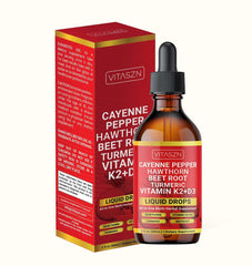 Dropper dispensing Cayenne Pepper Drops