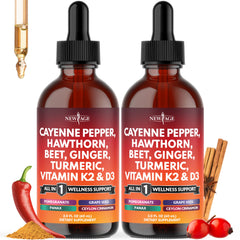 Bottle of Cayenne Pepper Liquid Drops