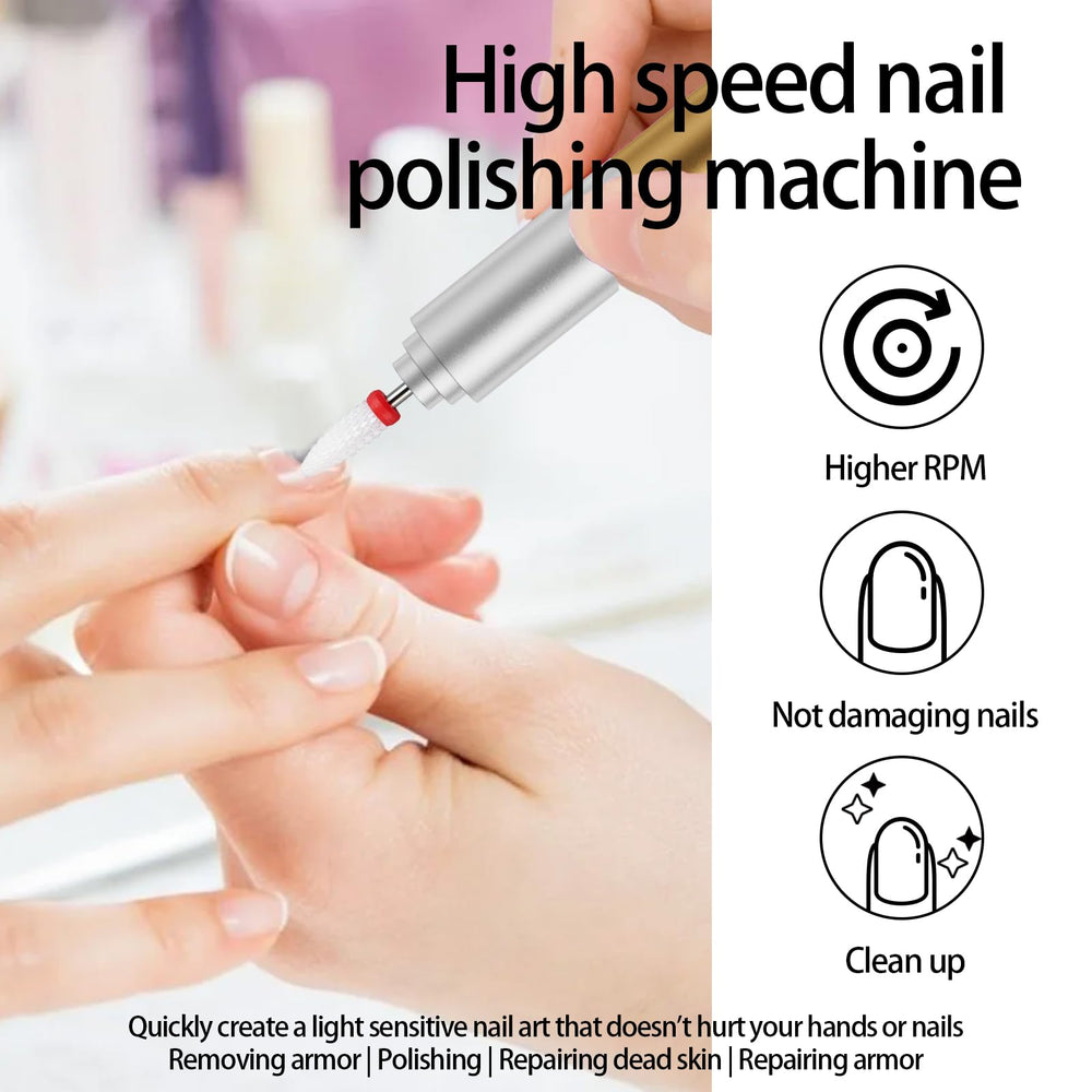 CBVCBV quiet operation reduces noise during nail care sessions.