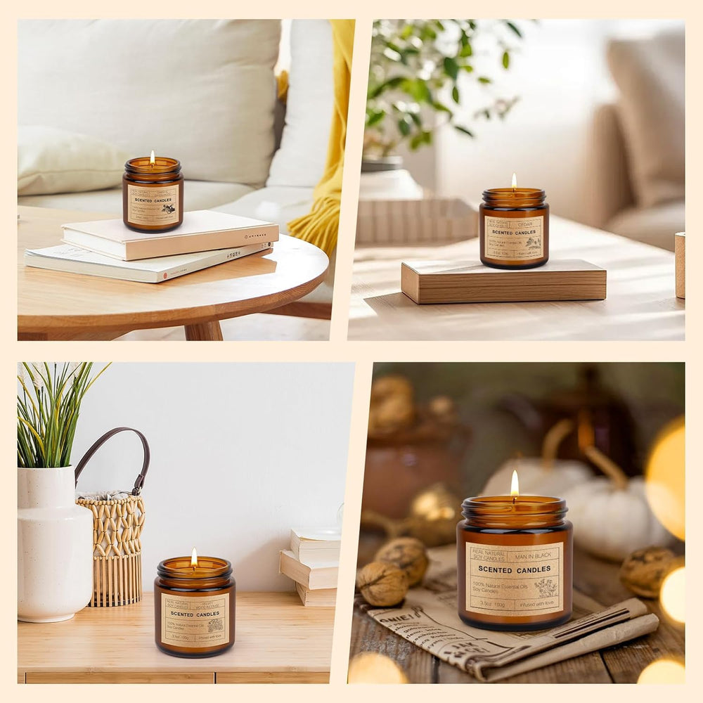 Cedar scented candle