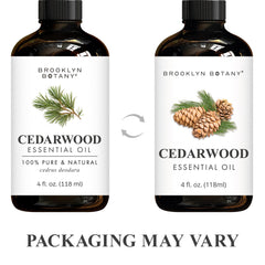 Amber glass bottle with dropper for Cedarwood Essential Oil