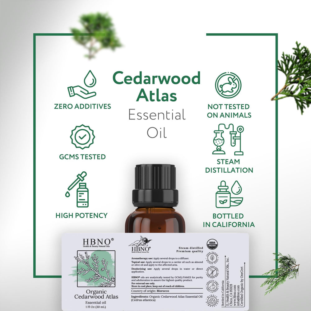 Cedarwood Essential Oil used in aromatherapy and diffusers