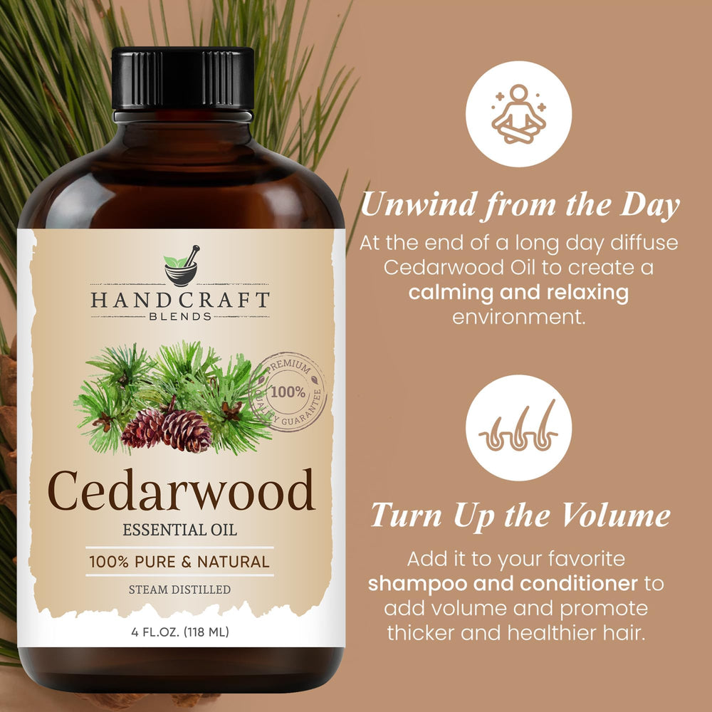 Cedarwood oil for skincare application