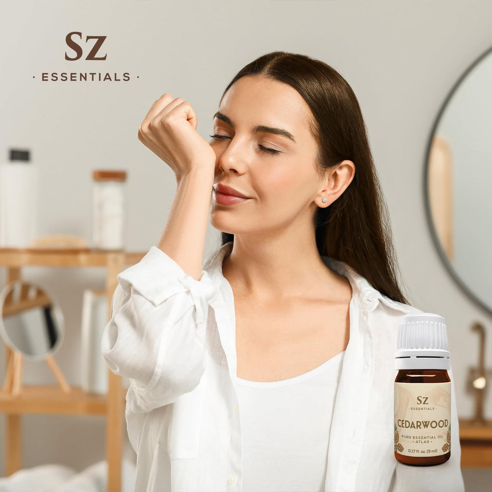 Soothing Cedarwood aroma promoting relaxation and mindfulness.