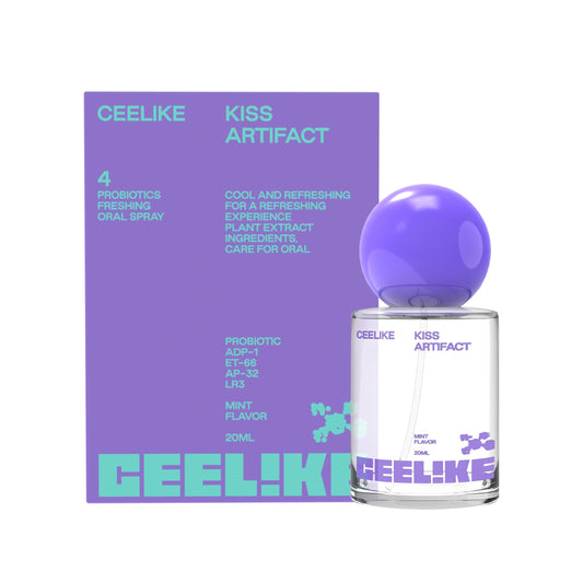 CEELIKE Oral Spray bottle with mint leaves