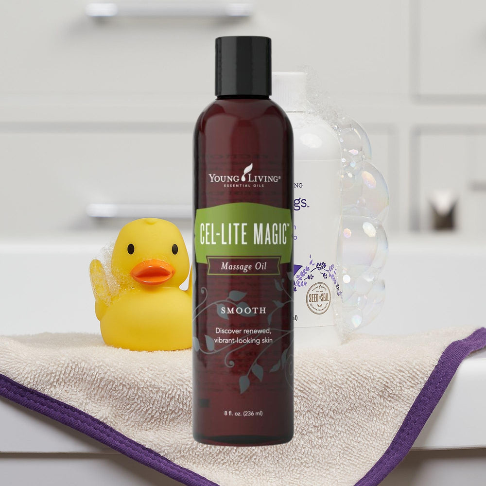 Cedarwood essential oil in Cel-Lite Massage Oil blend