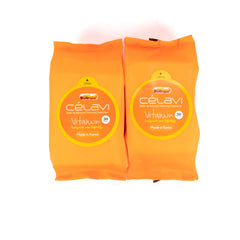 Celavi Vitamin makeup remover wipes pack front view for on-the-go cleansing