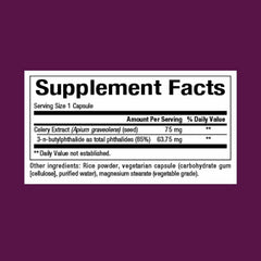 Illustration of Celery Seed Extract promoting circulation support