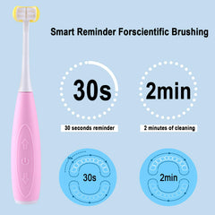 USB charging cable included with toothbrush