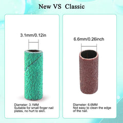 Cellentool zebra-pattern sanding bands offer durable texture for detailed acrylic prep.