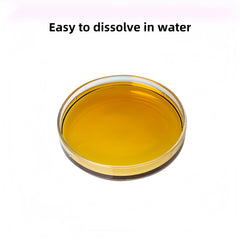 Laboratory bottle of cellulase powder used in industrial processing