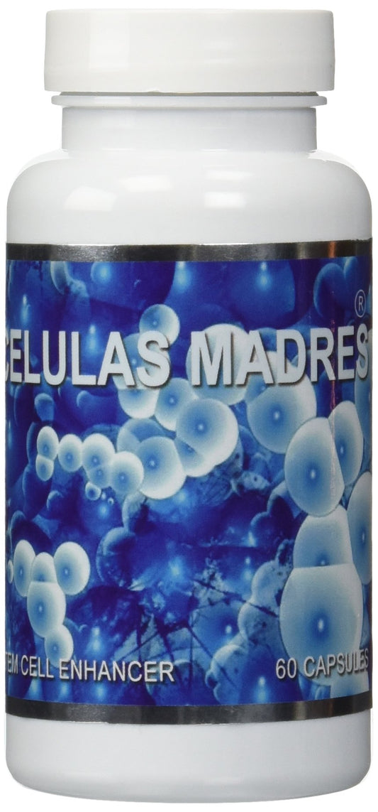 Celulas Madres Stem Cell Enhancer bottle on a clean background