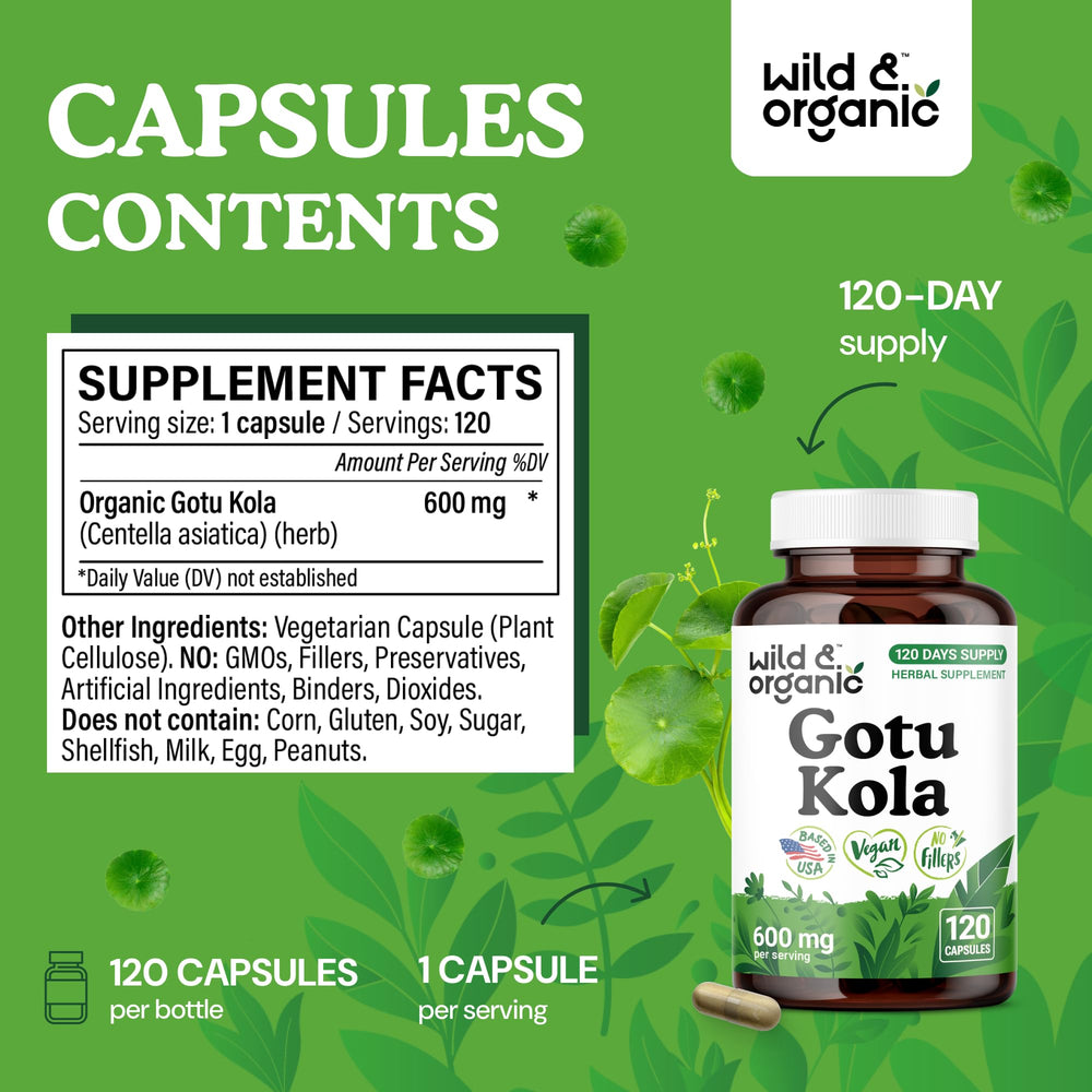 Illustration of Centella Asiatica powder used in gotu kola capsules