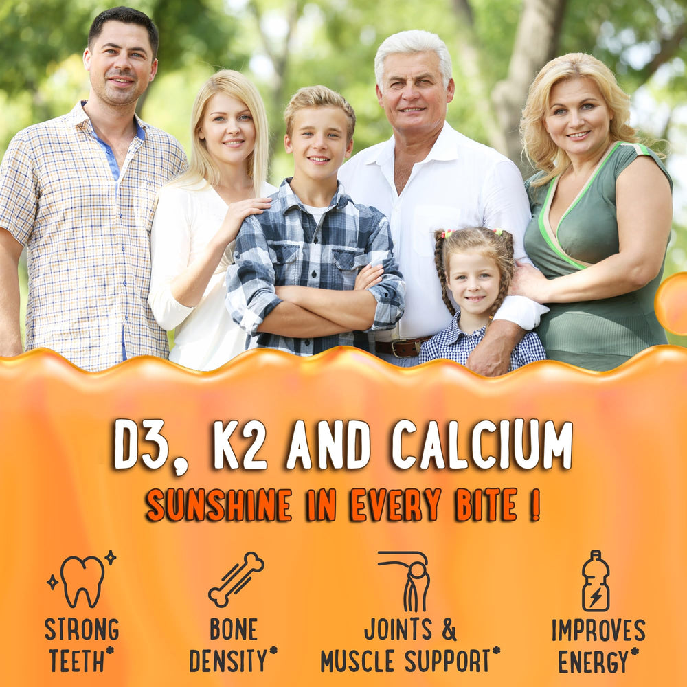 Nutrition facts panel highlighting 5000 IU D3, 120 mcg K2 and 120 mg calcium