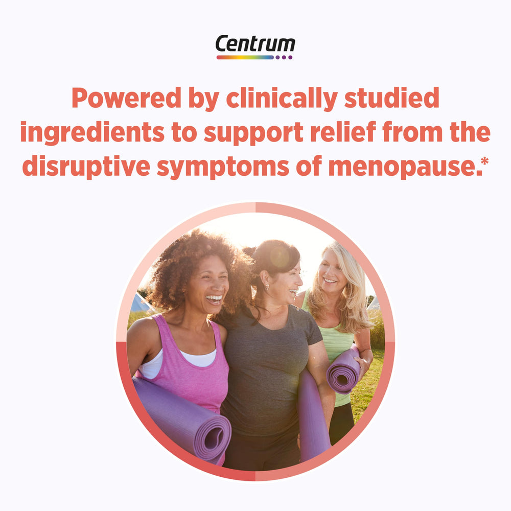 Centrum tablets in morning routine scene for focus