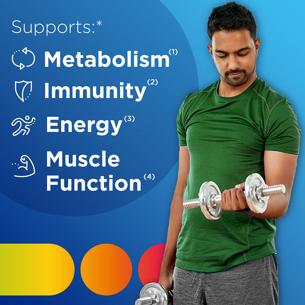 Close-up view of Centrum Multivitamin for Men tablets