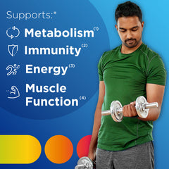 Close-up view of Centrum Multivitamin for Men tablets