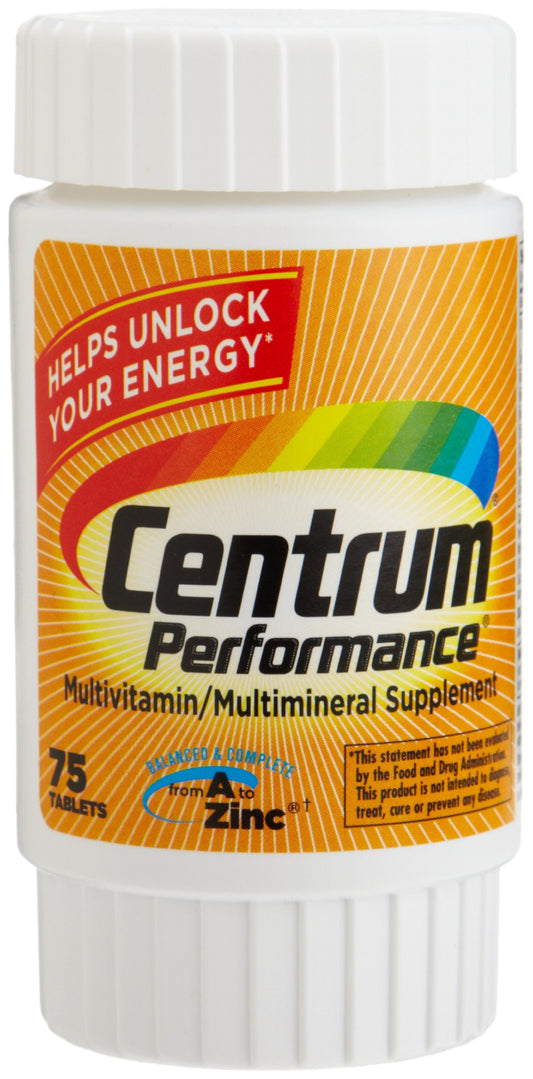 Centrum Performance Vitamins 75-count bottle