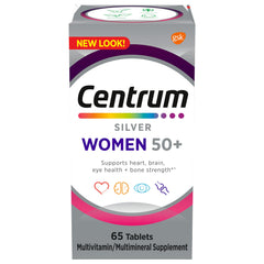 65-count bottle of Centrum Silver Women's Multivitamin 50+