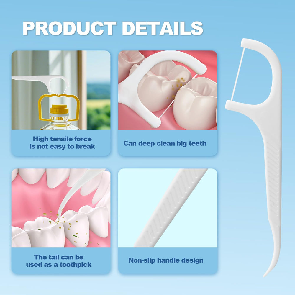 Hygienic storage case for floss picks