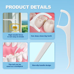 Hygienic storage case for floss picks