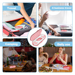 Travel-ready dental floss picks for trips