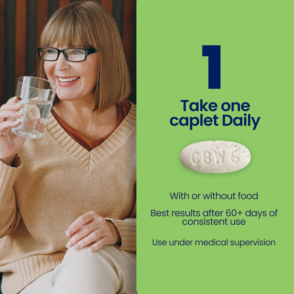 Cerefolin Brain Wellness bottle pouring capsules into hand for easy daily use