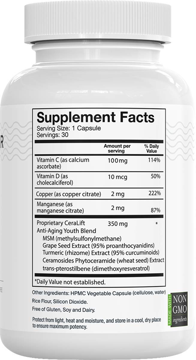 CeraLift vegetarian capsules close-up