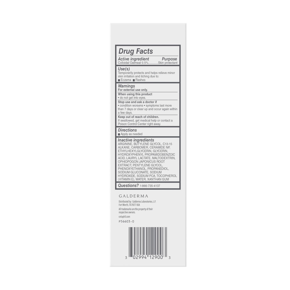 Dermatologist-tested label with fragrance- and steroid-free notes.