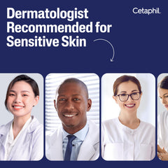 Evening skincare routine featuring Cetaphil Restoraderm for 48-hour hydration.