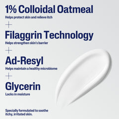 Cetaphil Restoraderm colloidal oatmeal ingredient for itch relief