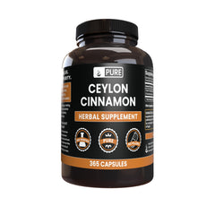 Pure Original Ingredients Ceylon Cinnamon capsules in bottle