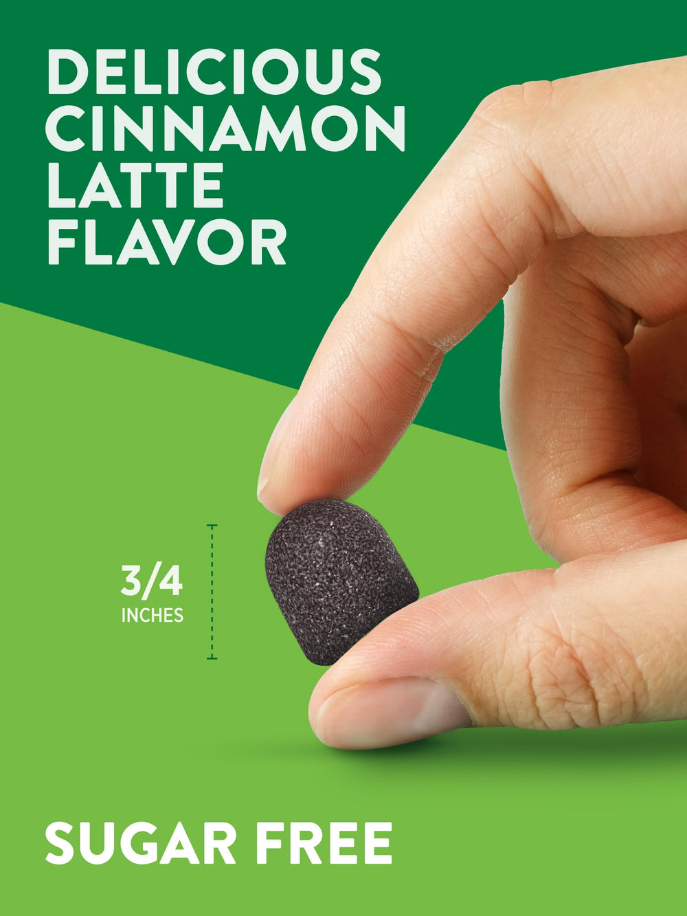 Nutrition facts panel for Ceylon Cinnamon Gummies