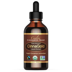 CinnaGold Organic Ceylon Cinnamon 4 oz bottle