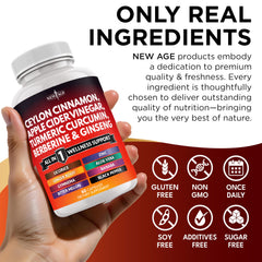 Aloe Vera and Ginger Root visuals incorporated into the blend