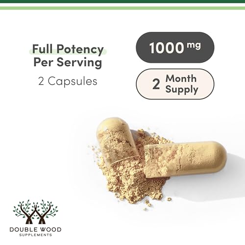Close-up of 1,000mg chaga capsules