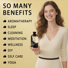 Chamomile essential oil used in a diffuser for relaxing aroma.